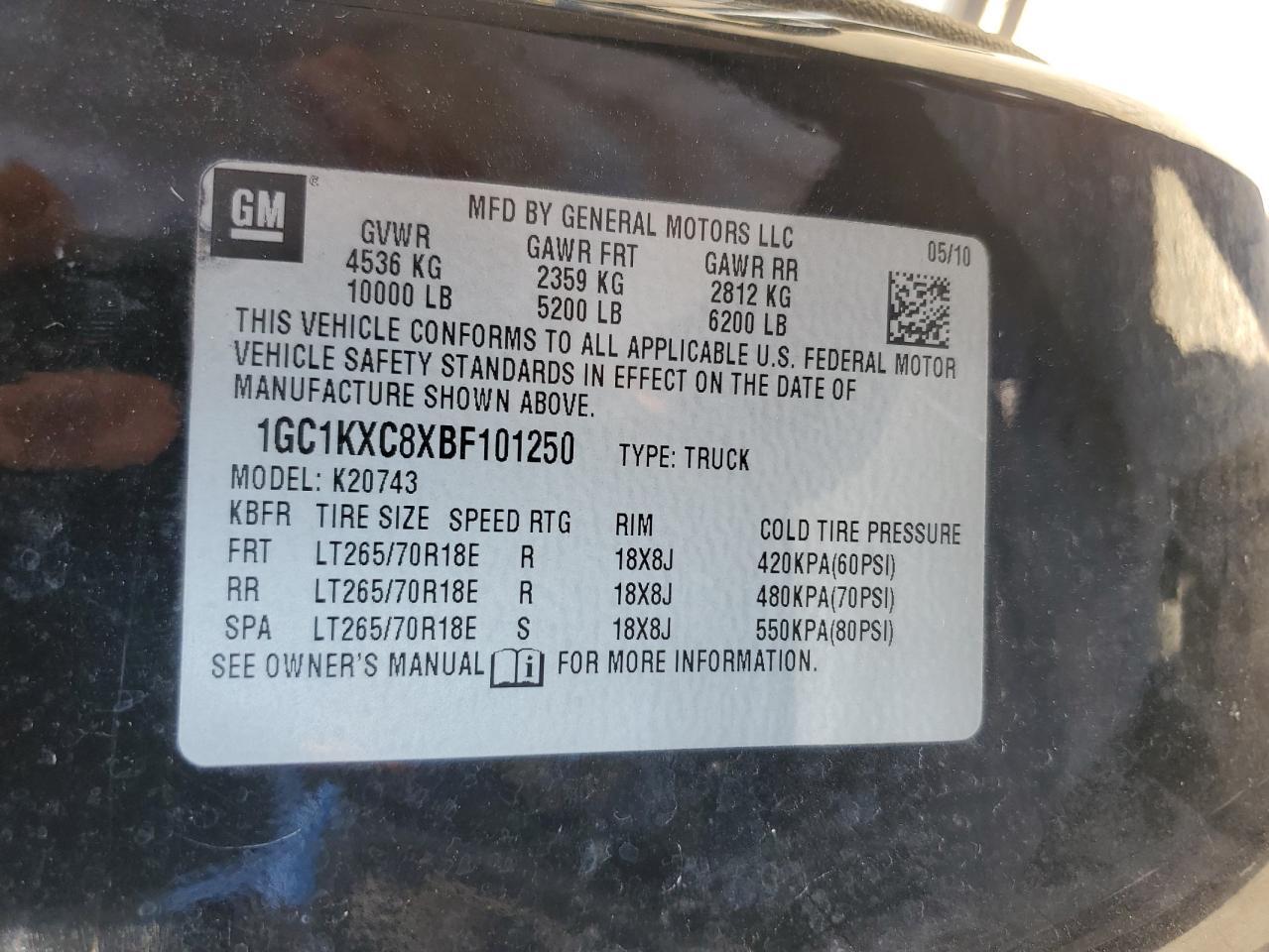 2011 CHEVROLET Silverado