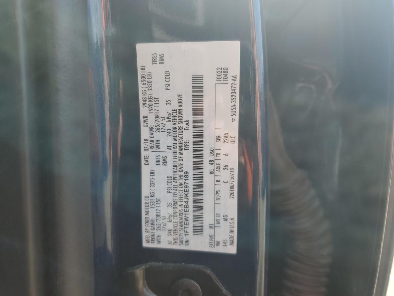 2018 FORD F-150