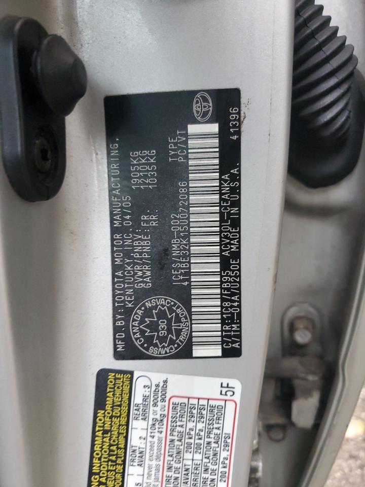 2005 TOYOTA CAMRY