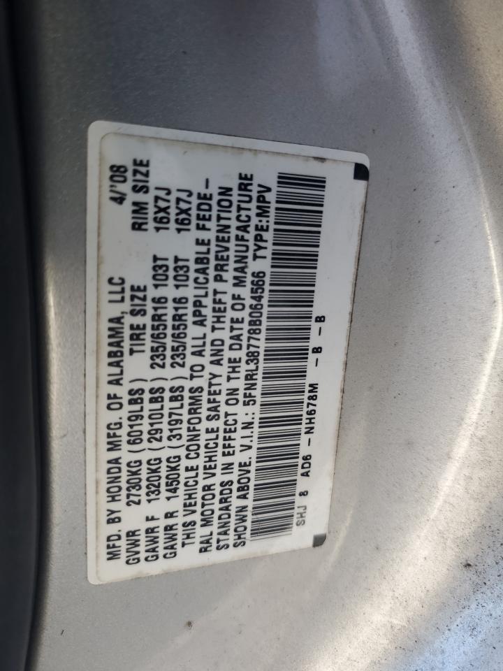 2008 HONDA ODYSSEY