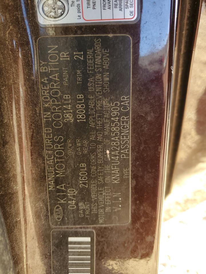 2010 KIA FORTE