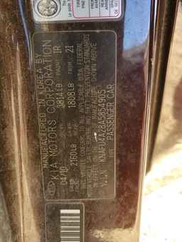 2010 KIA FORTE