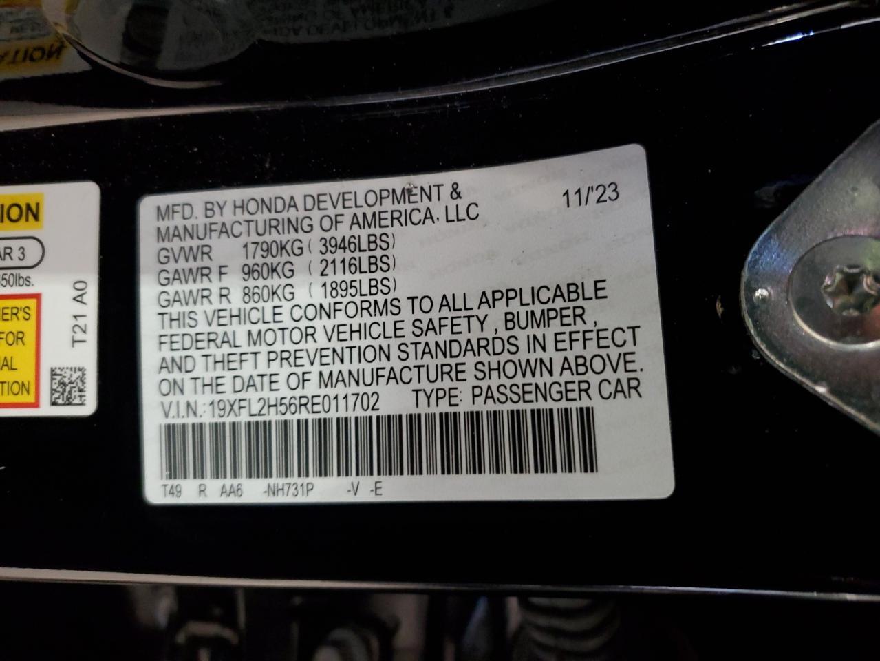 2024 HONDA CIVIC