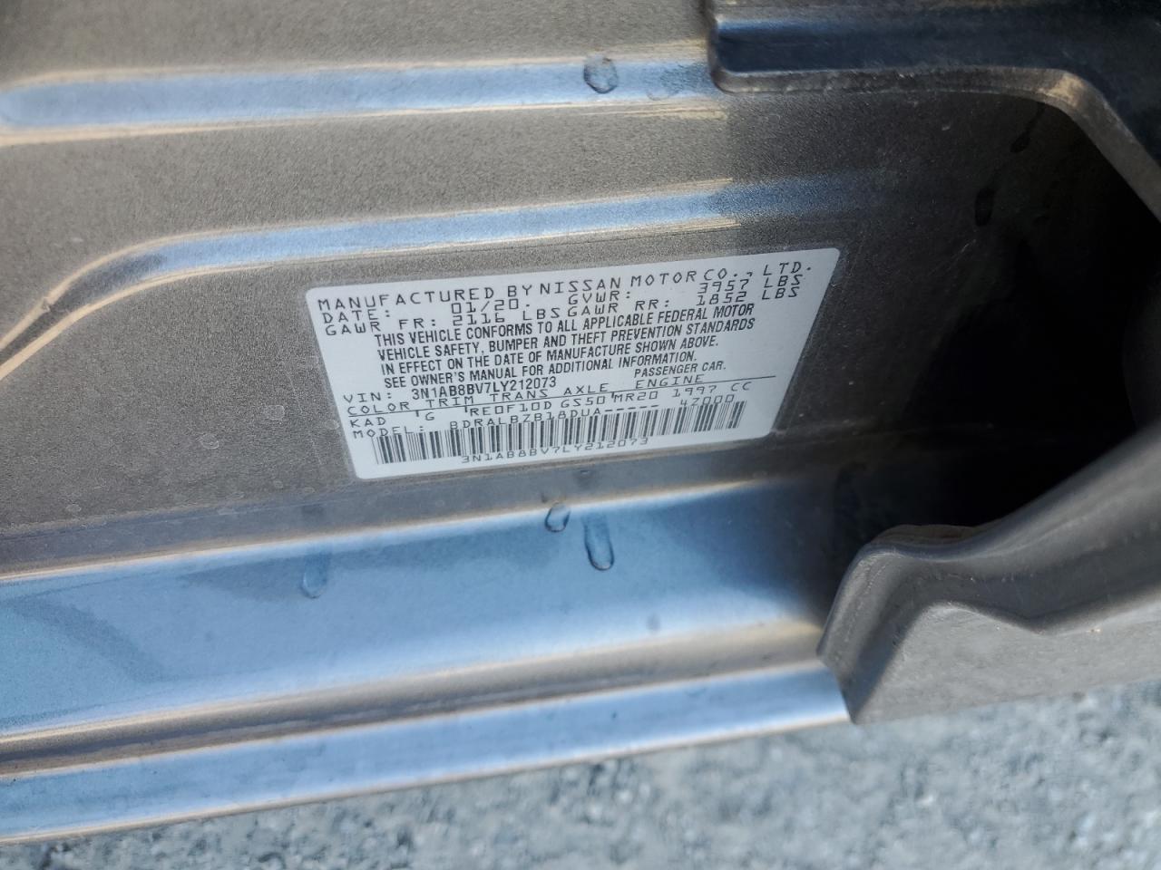 2020 NISSAN SENTRA