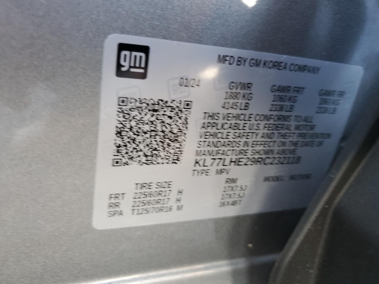 2024 CHEVROLET TRAX