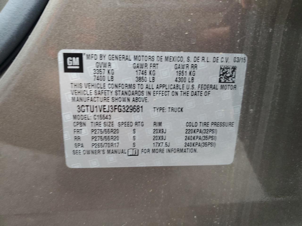 2015 GMC Sierra