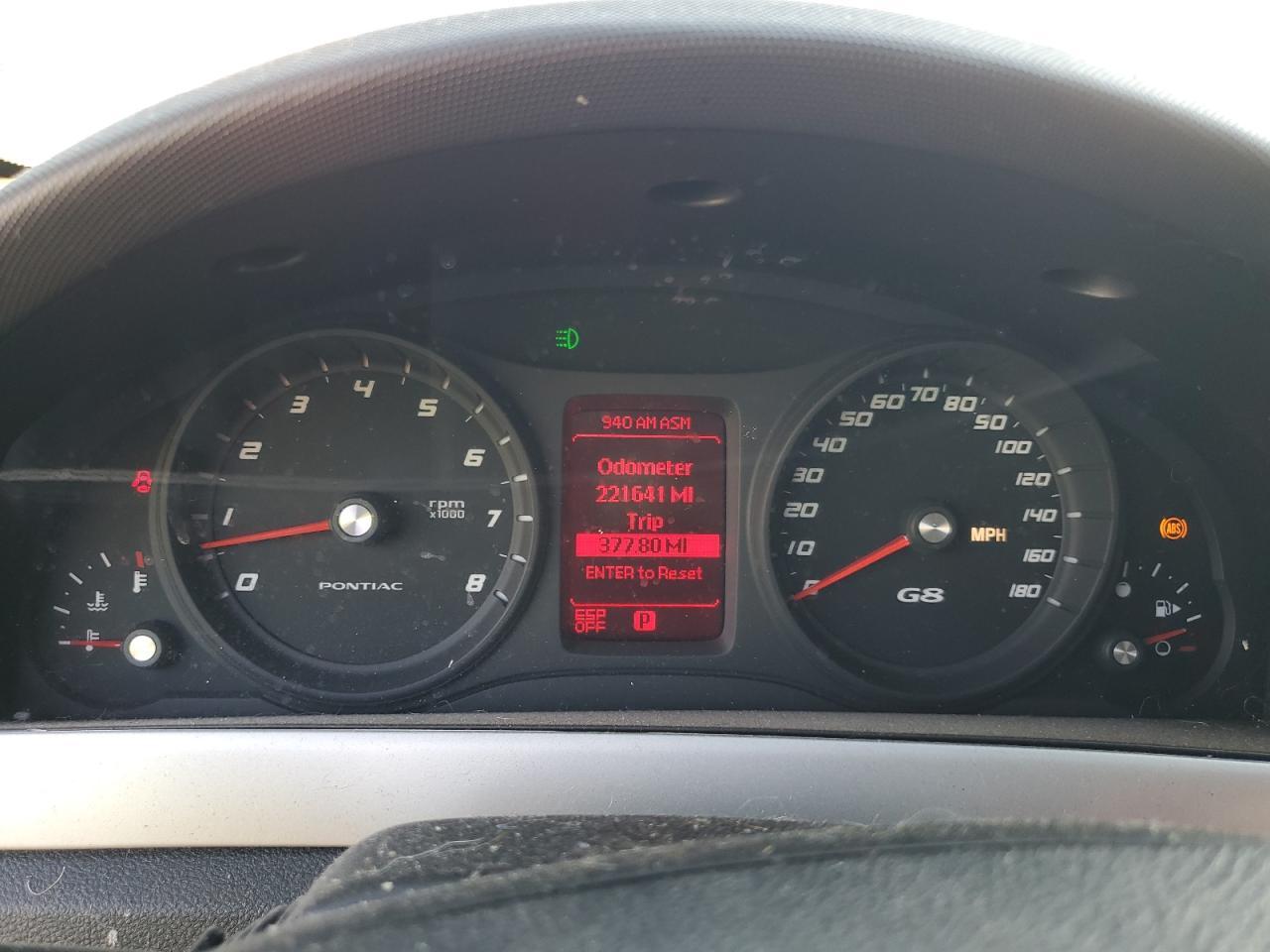 2008 PONTIAC G8