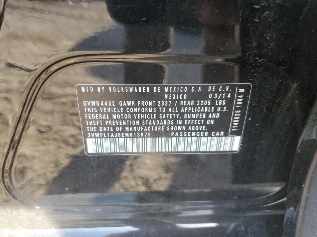 2014 VOLKSWAGEN JETTA