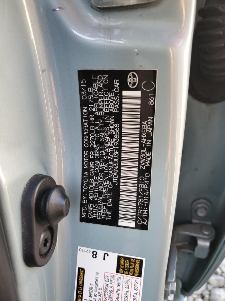 2015 TOYOTA PRIUS