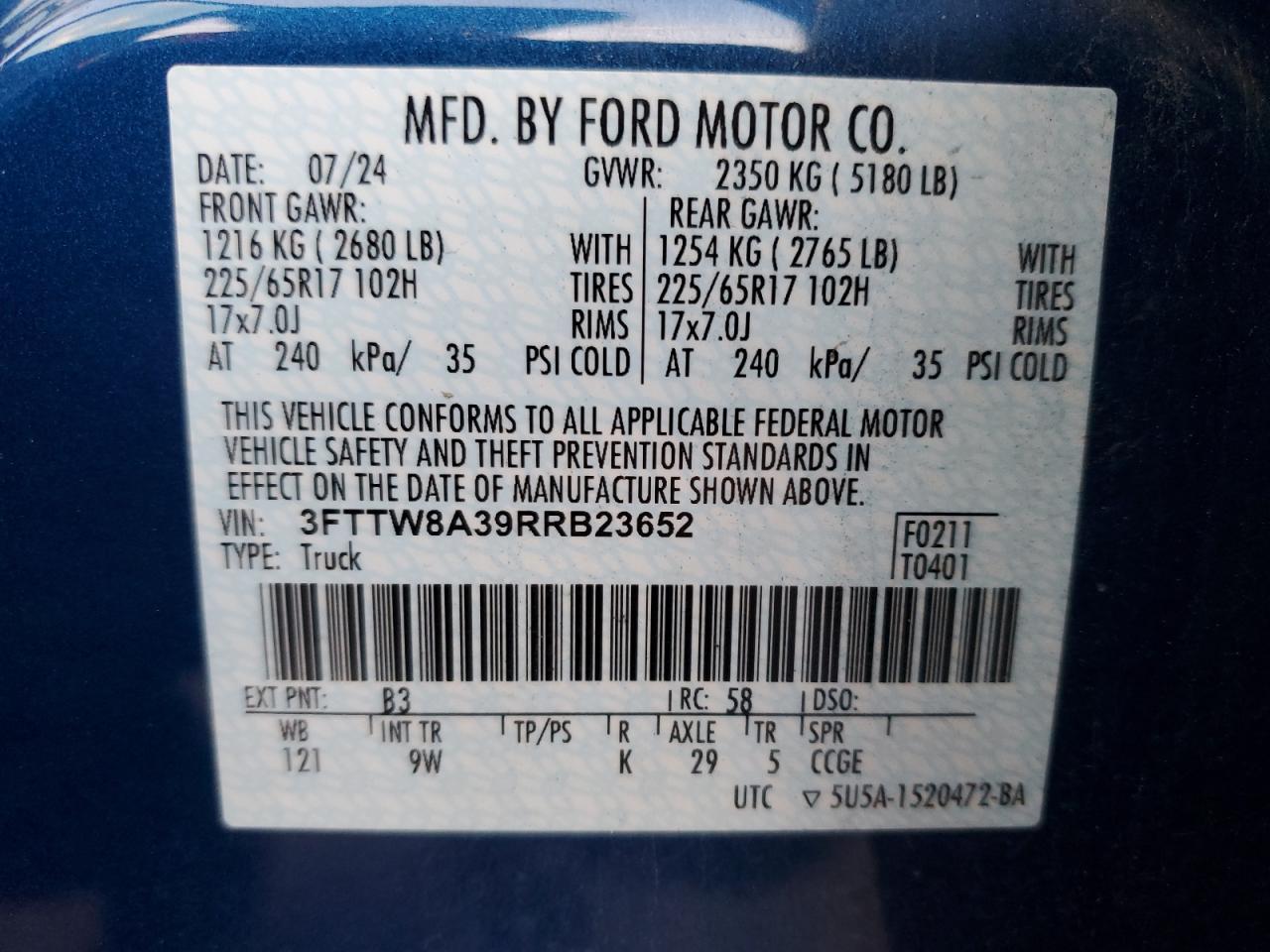 2024 FORD Maverick