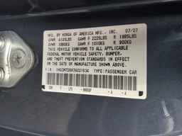 2007 HONDA ACCORD
