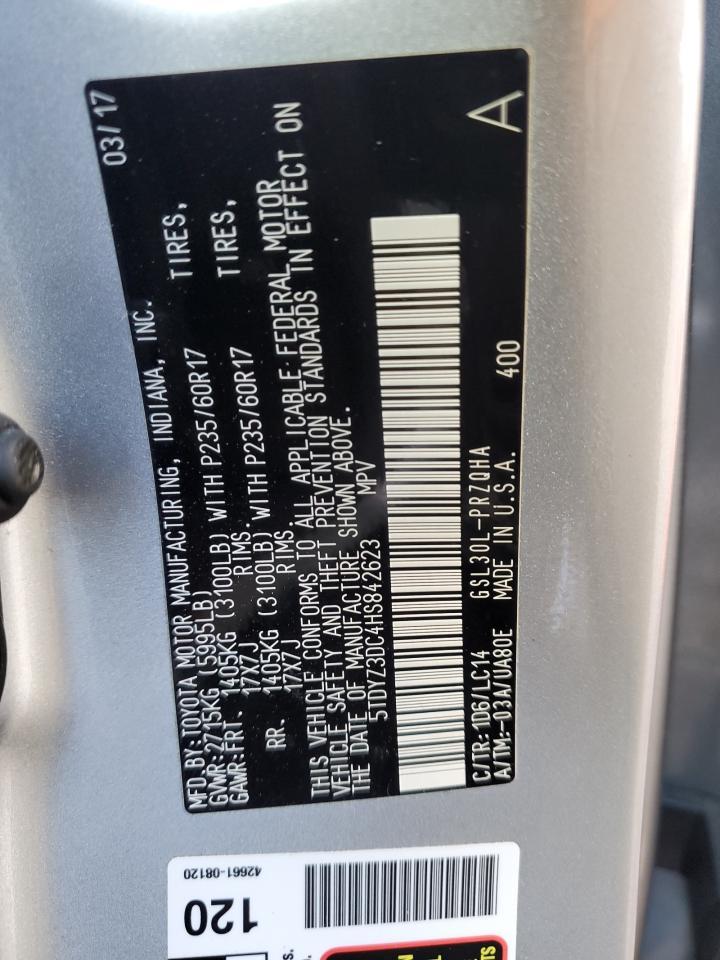 2017 TOYOTA SIENNA