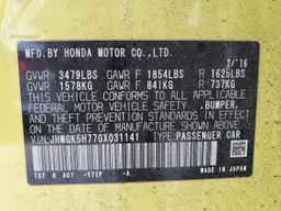 2016 HONDA FIT