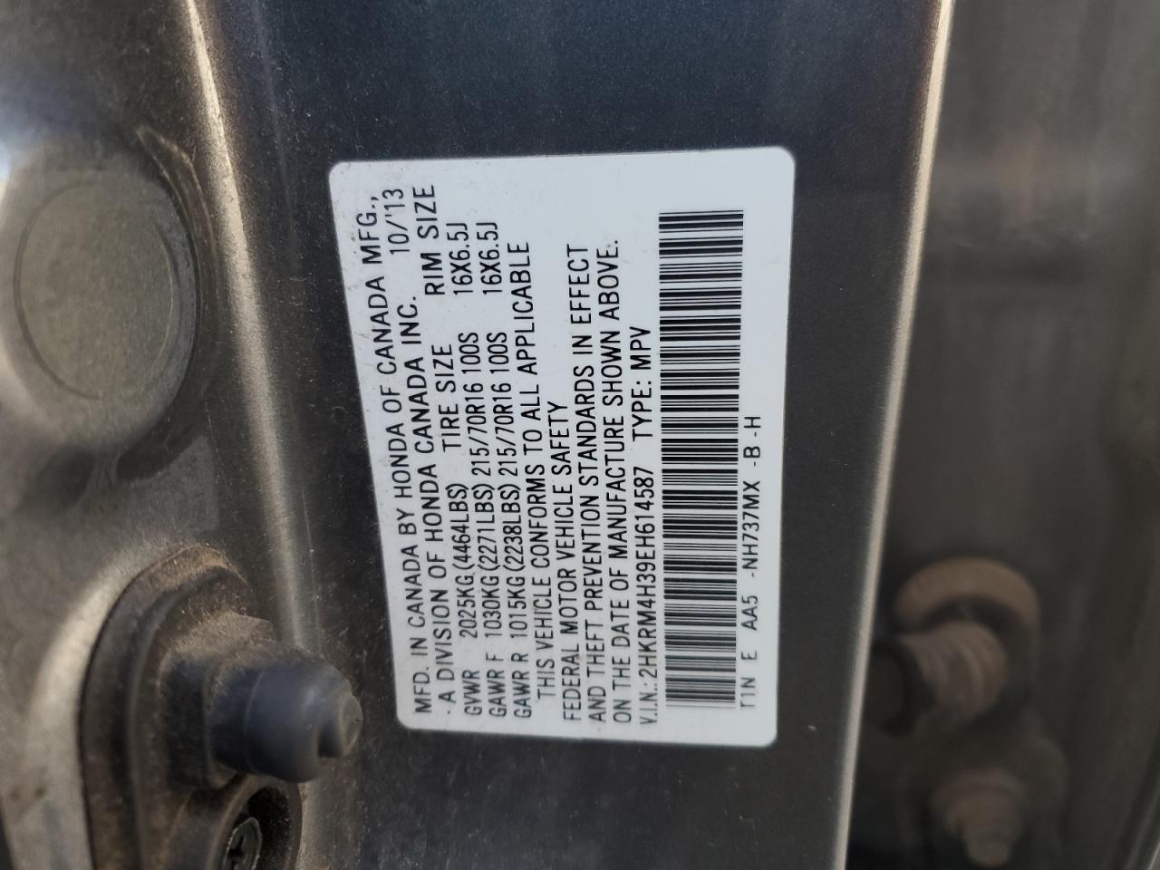 2014 HONDA CR-V