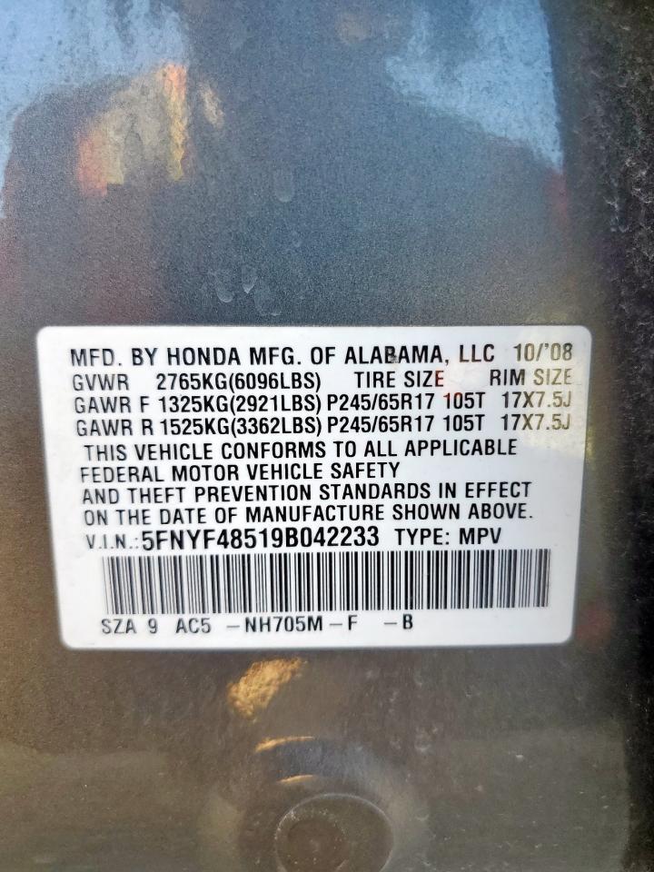 2009 HONDA PILOT