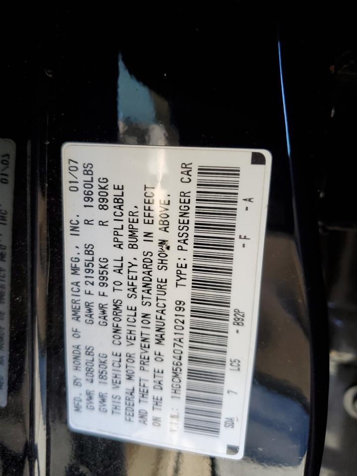 2007 HONDA ACCORD