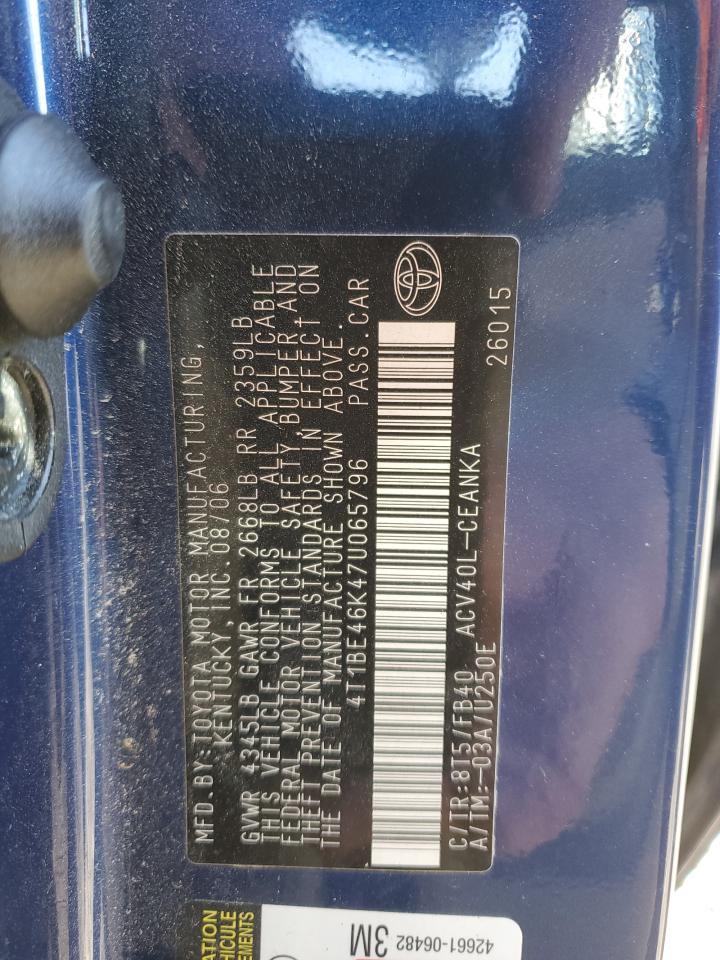 2007 TOYOTA CAMRY