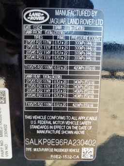 2024 LAND ROVER RANGE ROVER