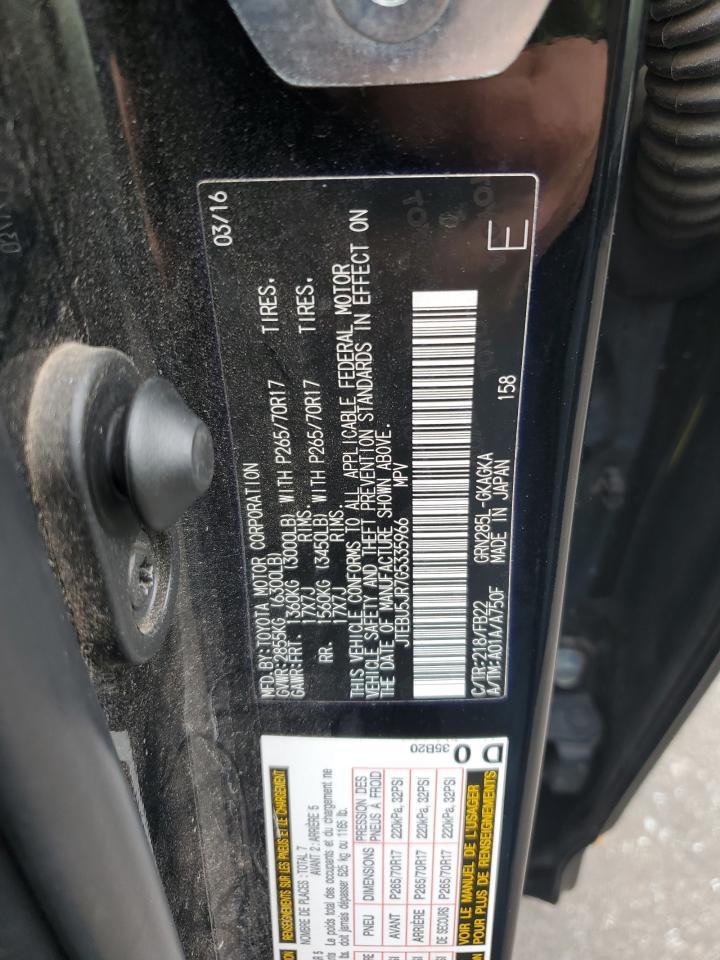 2016 TOYOTA 4Runner