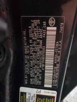 2014 TOYOTA CAMRY