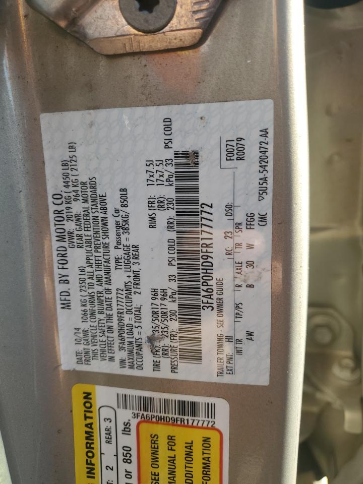 2015 FORD FUSION