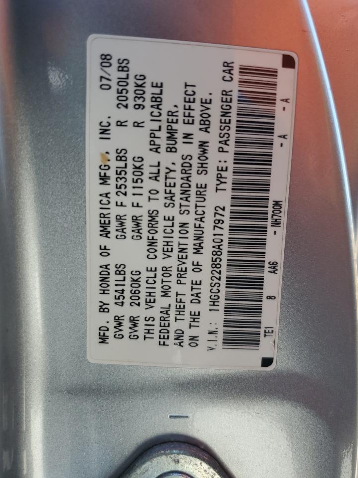 2008 HONDA ACCORD