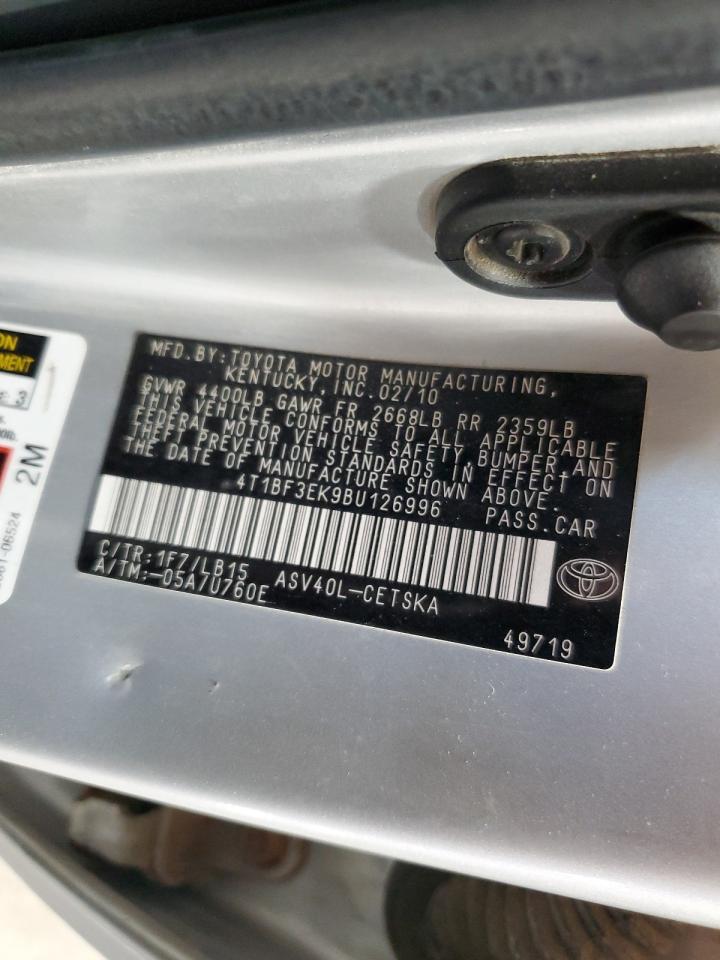 2011 TOYOTA CAMRY