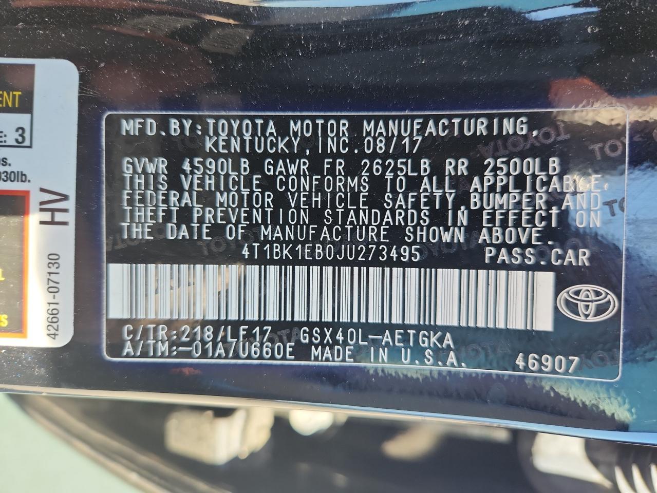 2018 TOYOTA Avalon