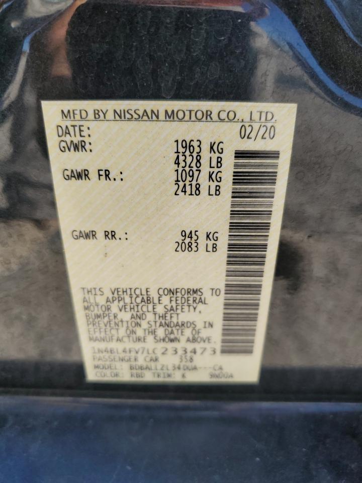2020 NISSAN ALTIMA