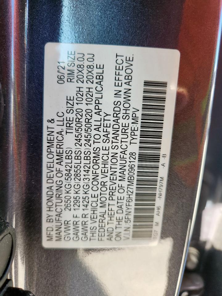 2021 HONDA PILOT