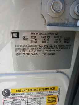 2012 BUICK LACROSSE