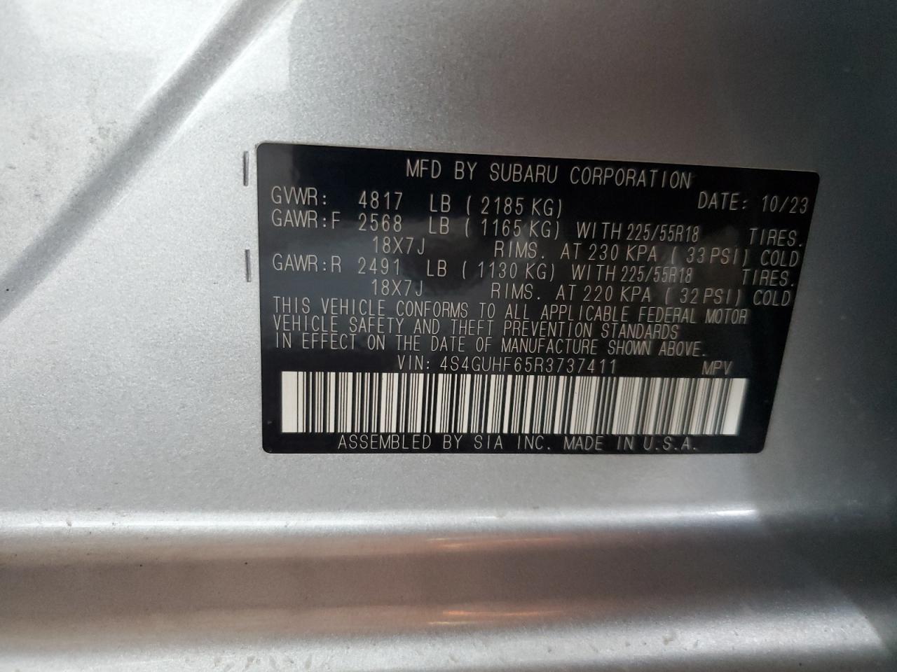 2024 SUBARU Crosstrek