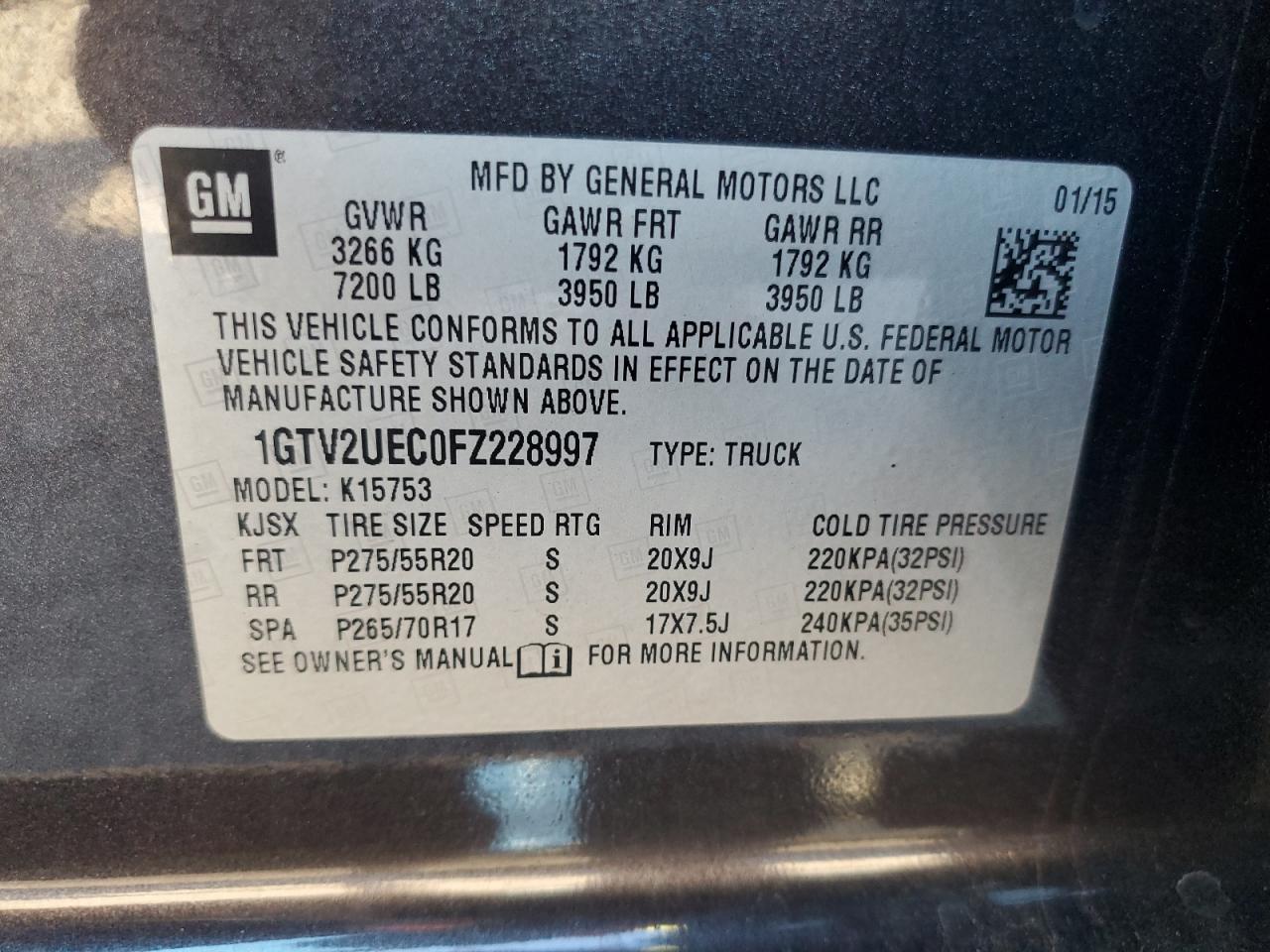 2015 GMC Sierra