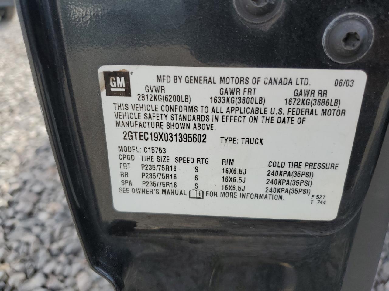 2003 GMC Sierra
