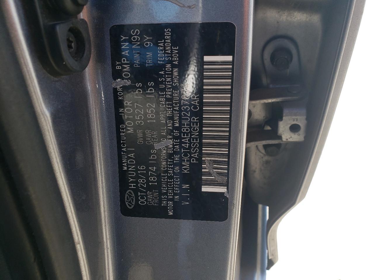 2017 HYUNDAI ACCENT