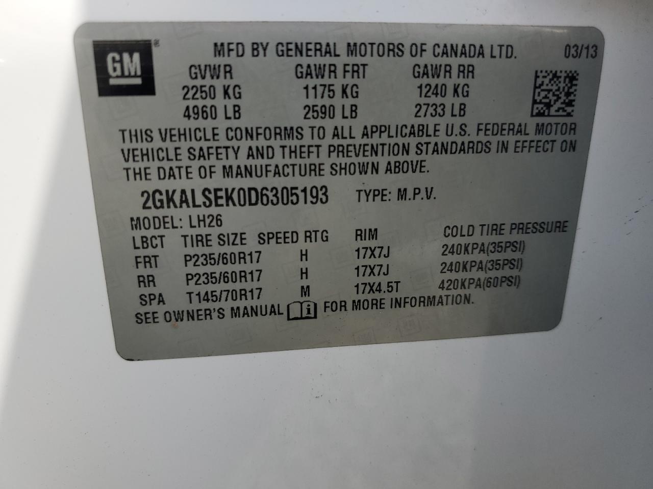 2013 GMC Terrain