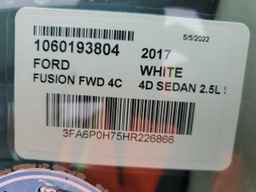 2017 FORD FUSION