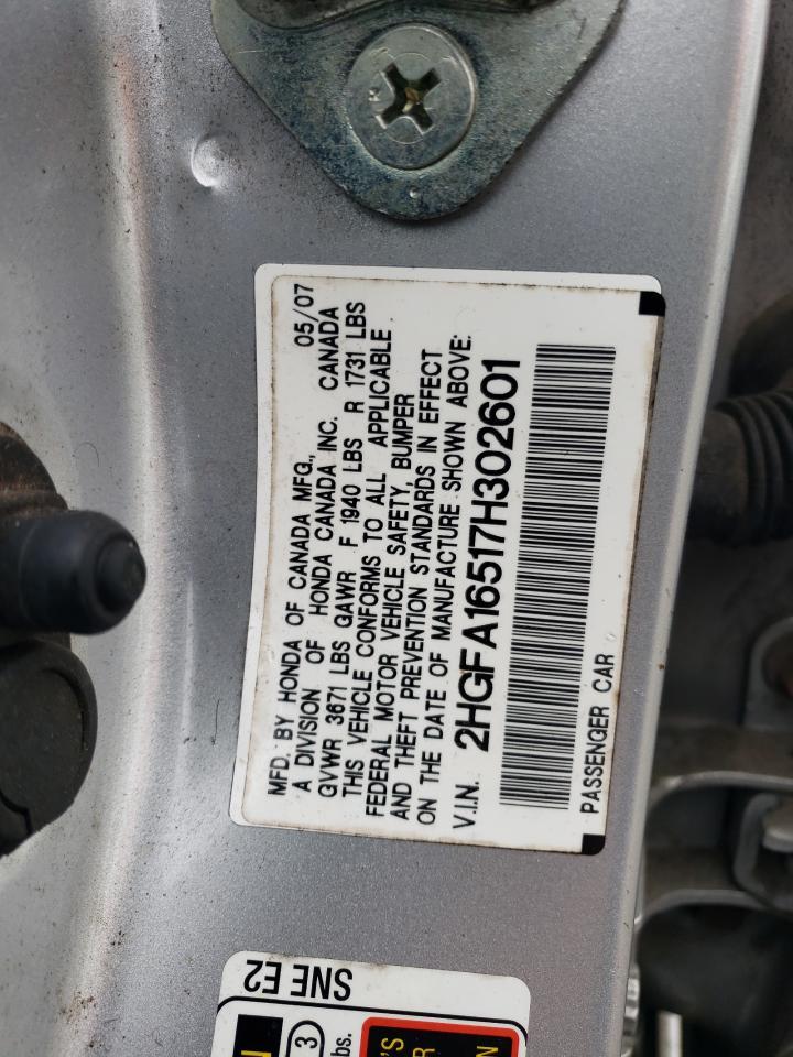 2007 HONDA CIVIC