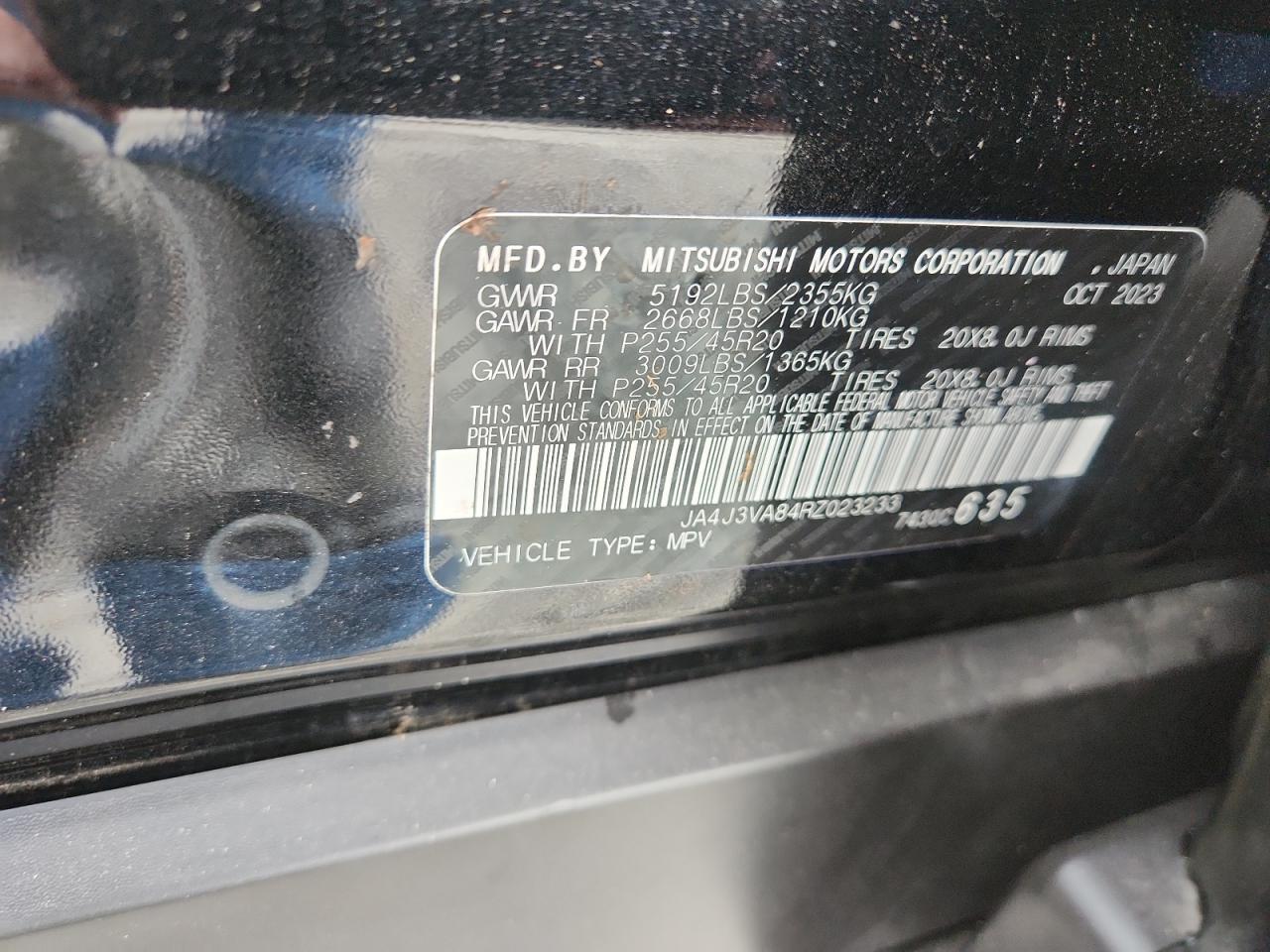 2024 MITSUBISHI outlander
