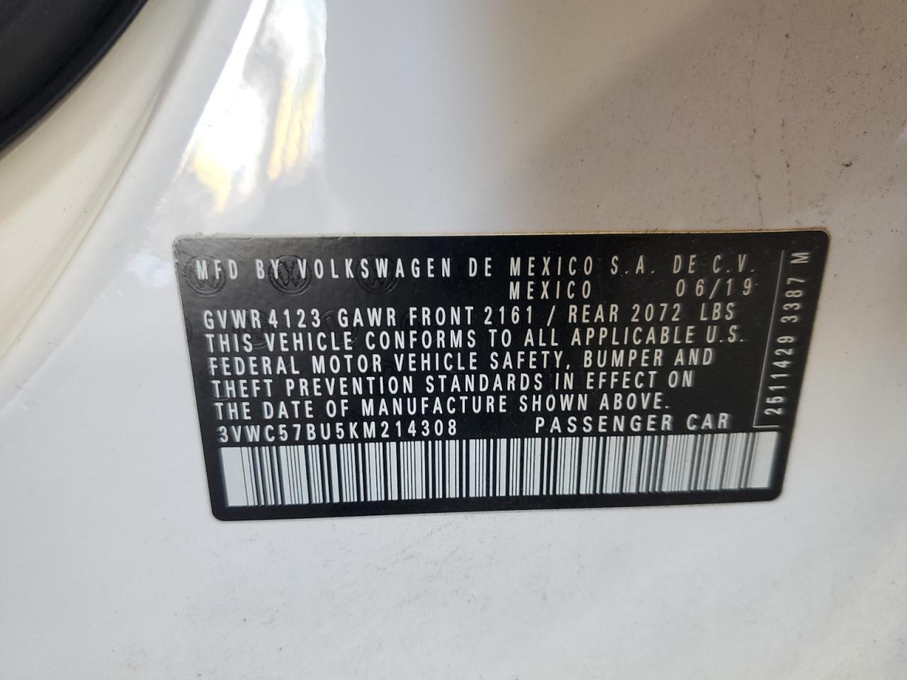 2019 VOLKSWAGEN JETTA