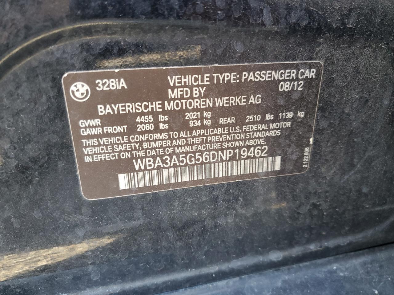 2013 BMW 3 SERIES