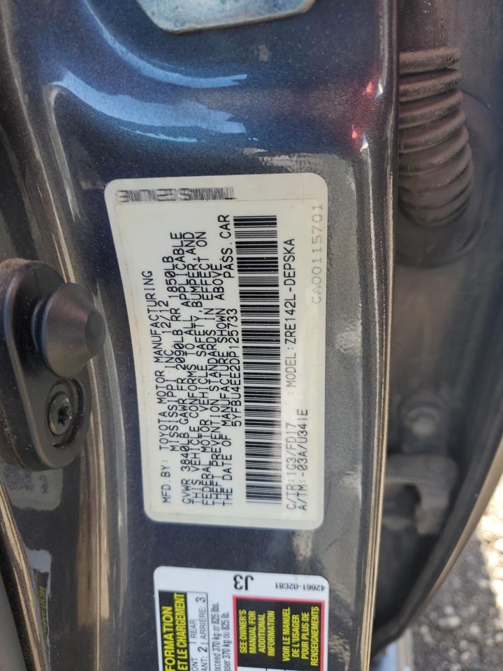 2013 TOYOTA COROLLA