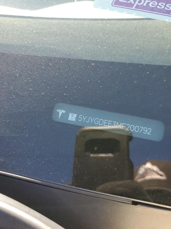 2021 TESLA MODEL Y