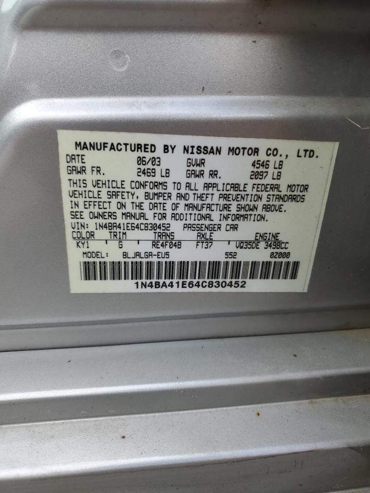 2004 NISSAN Maxima