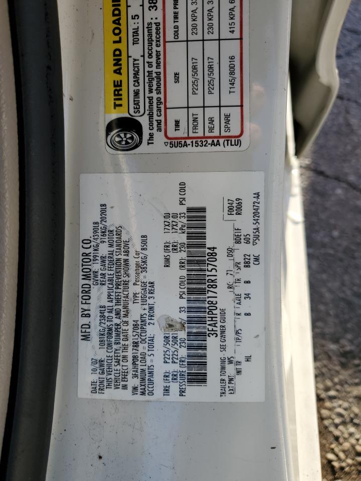 2008 FORD FUSION