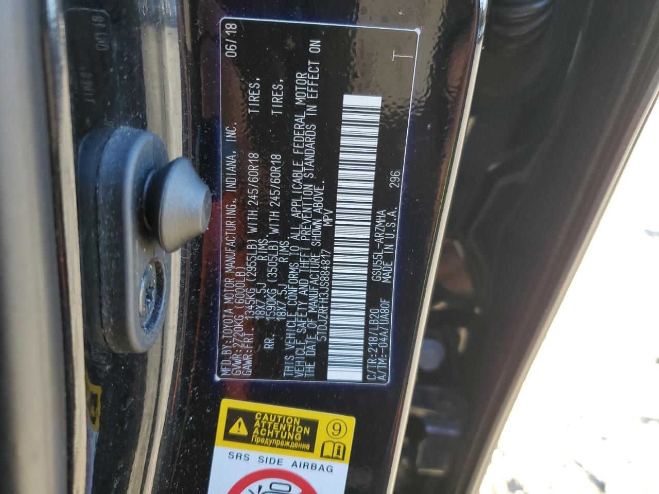 2018 TOYOTA HIGHLANDER