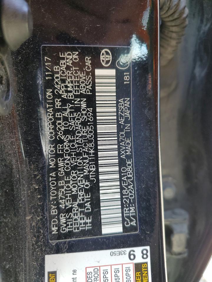 2018 TOYOTA CAMRY