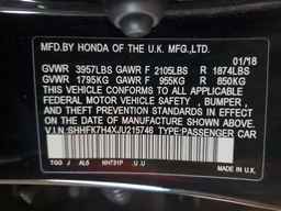 2018 HONDA CIVIC