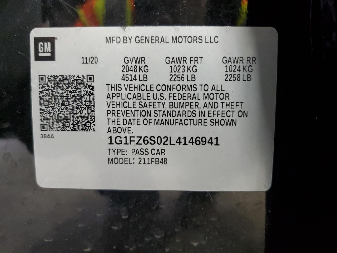 2020 CHEVROLET Bolt EV