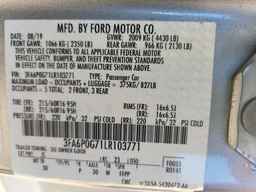 2020 FORD FUSION
